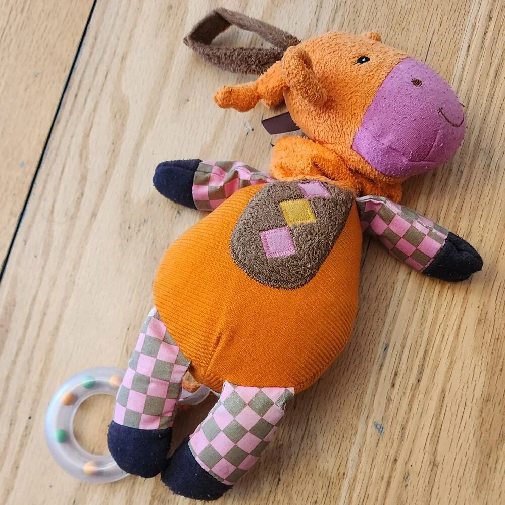 Parents Giraffe Baby Rattle Toy